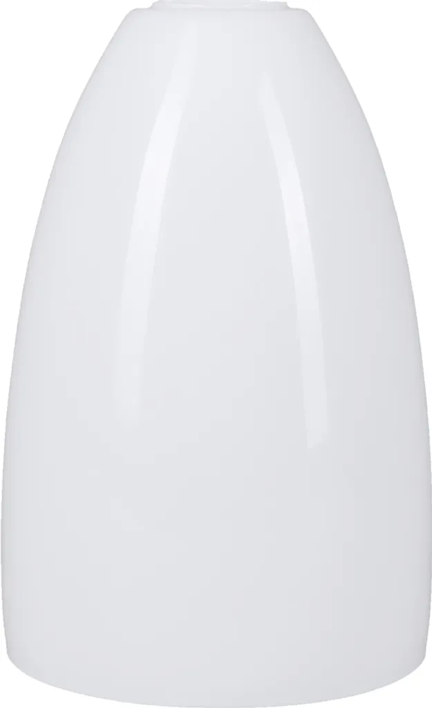 Globe en verre opale Ø 160mm brillant pour lustre et douille E27