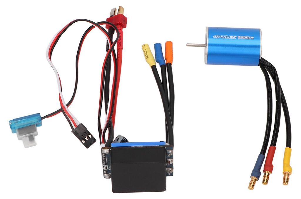 2435 3300KV Bürstenloser Motor 25A ESC Combo Set Professionelles High Torsion Kit für 1/16 1/18 RC Car