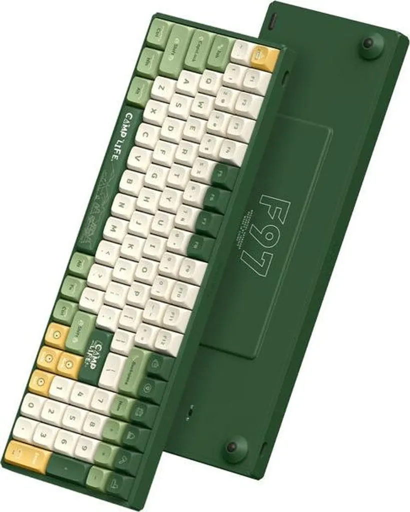 Clavier mécanique sans fil IQUNIX F97 Camping RGB switch Brown Layout US