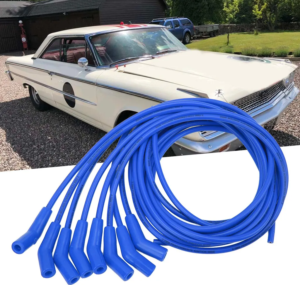 Câbles d'allumage 8,5 mm avec protection anti-poussière pour Chevy