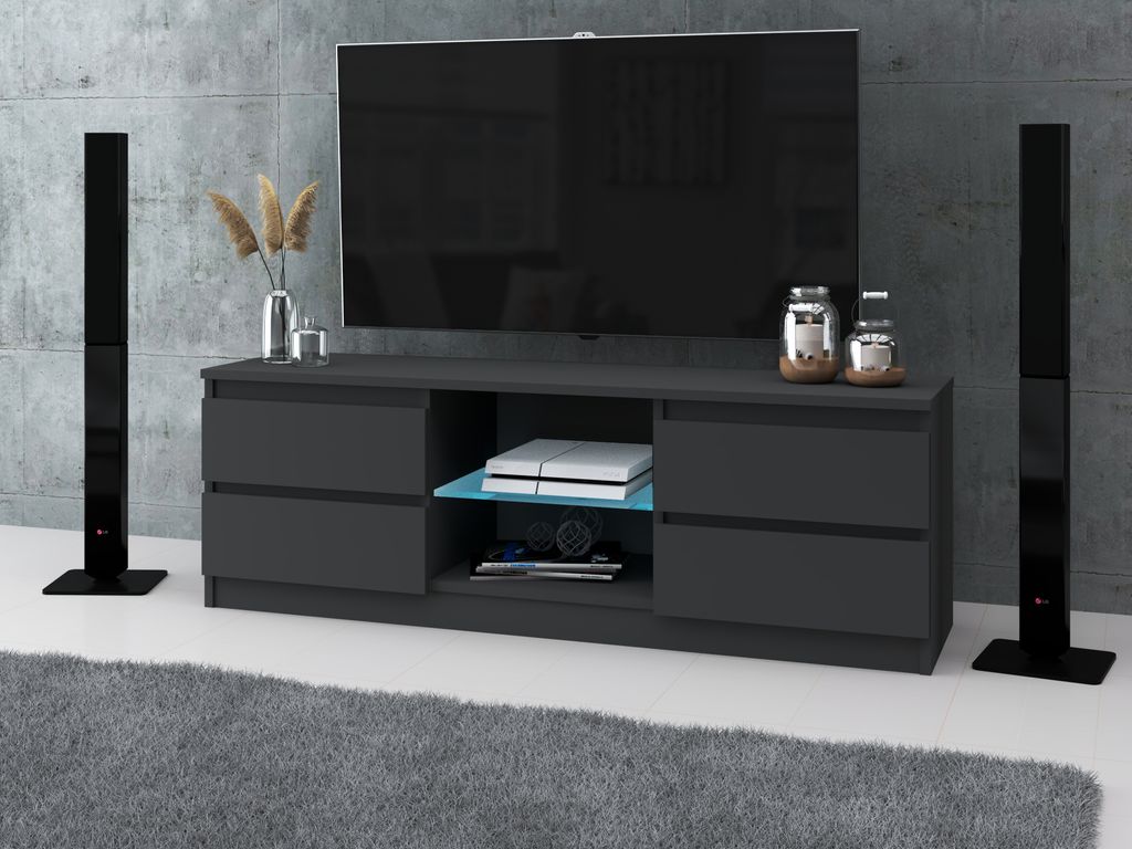 AZ team ® Szafka RTV 138 cm Stolik pod TV Komoda stojąca Zdjęcie produktu 