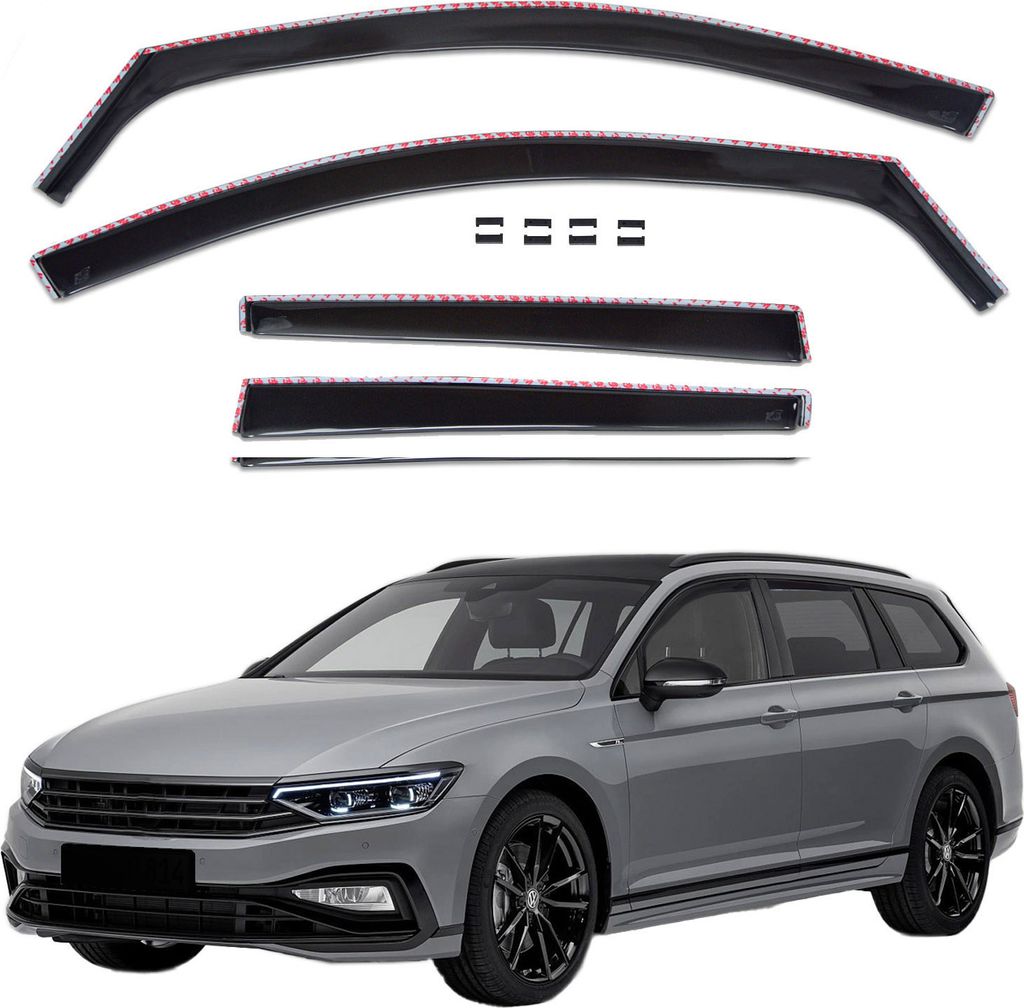 J&J AUTOMOTIVE | GP Windabweiser Für Volkswagen Passat B8 Produktbild 