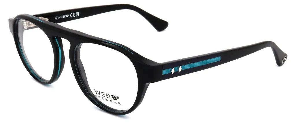 Lunettes de vue Web WE5433 Black 52/18/150 - Monture Homme Elégante