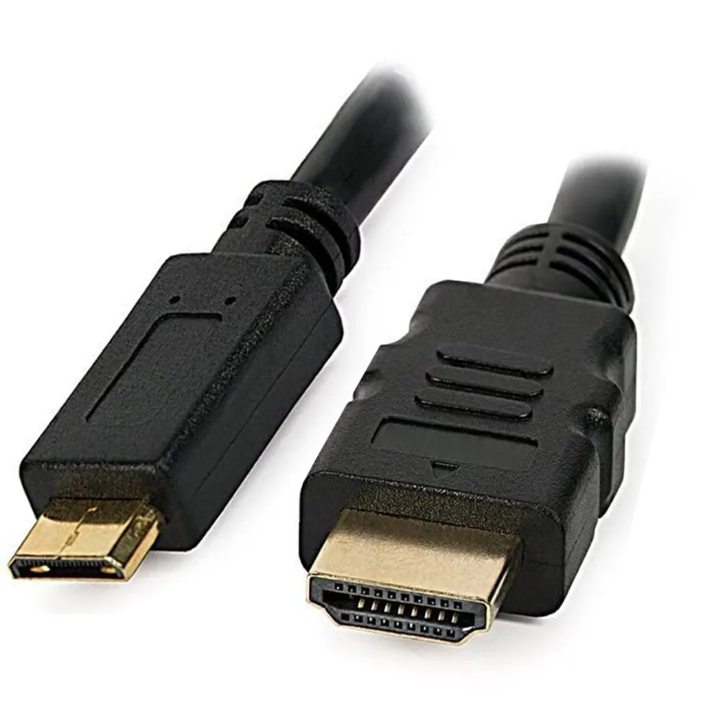 Techly ICOC-HDMI-B-015 Cavo Mini HDMI a HDMI 1.8m High Speed Oro