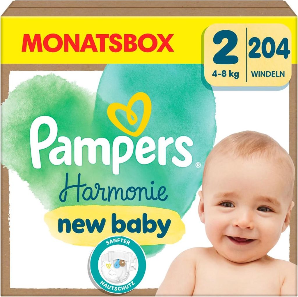 Pampers® Windeln Harmonie™ Größe Gr.2 (4-8 kg) für Produktbild 