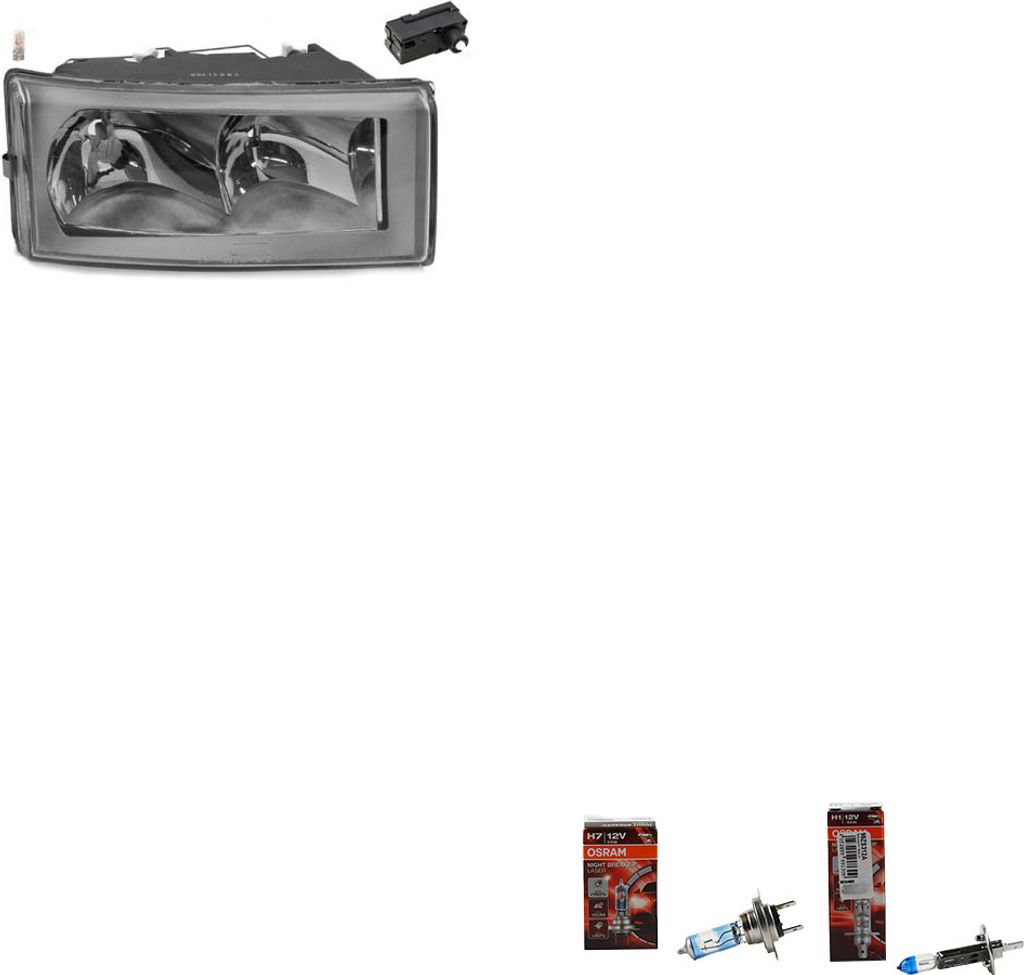 Johns, Scheinwerfer + Osram Night Breaker Laser passend für Iveco Daily II Rechts 500307754 0000500307754 1J0941295A 1041664 9948397 42536208 4256...