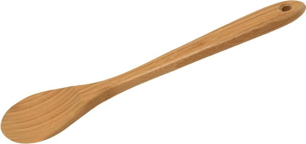 Kesper Küchen Löffel ausem Bambus, Länge 30 cm, Stärke 1,5 cm, Kochlöffel mit Aufhängeöse
