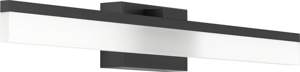 Eglo 900845 PALMITAL Applique LED 11W Noir Satiné IP44 pour Salle de Bain