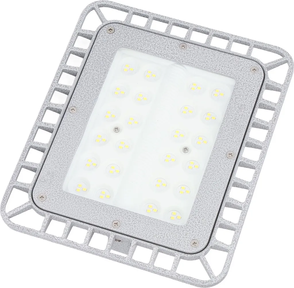 Éclairage de plafond pour entrepôt LED 50W IP66 Robuste Gris Marbre - 7