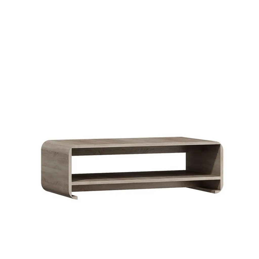 Table basse CLAUDIO chêne sonoma - Plateau relevable - Design Moderne