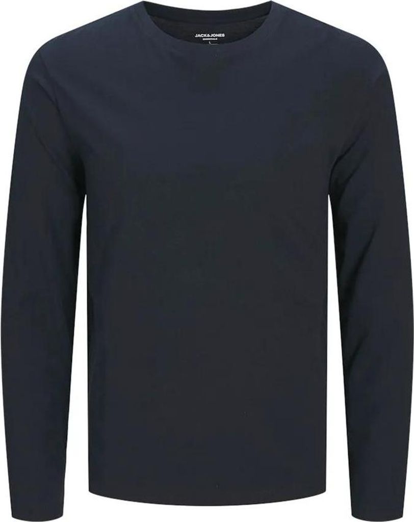 Jack & Jones Organic Basic Langarm-t-shirt Blau L Herren Blau L