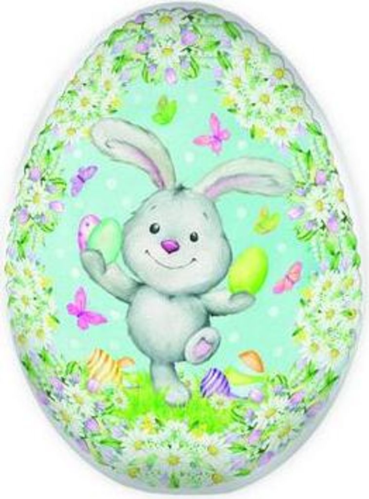 Trötsch Osterei zum Befüllen 9 cm Hase Füllei Pappei
