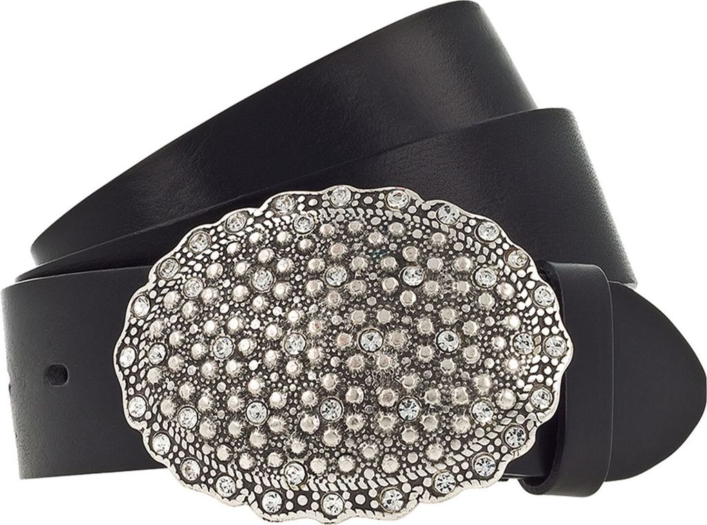 Vanzetti Leder Gürtel 40mm Leather Belt W95 Black schwarz