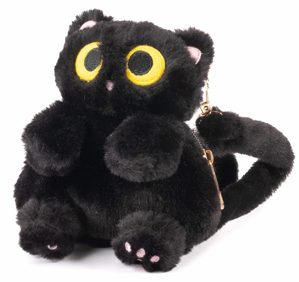 Rucksack Mini Katze Tiny - Schwarz | by Great Pretenders
