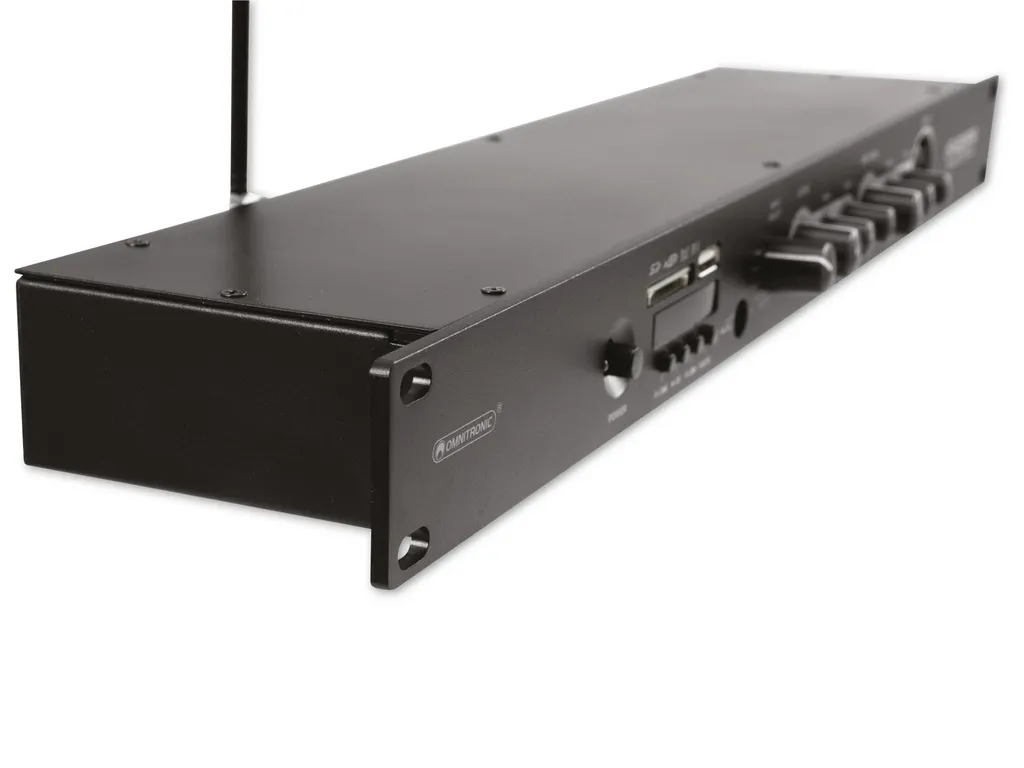 Préampli Rackable Omnitronic EP-220PR Lecteur USB SD et Tuner FM Intégré - 6