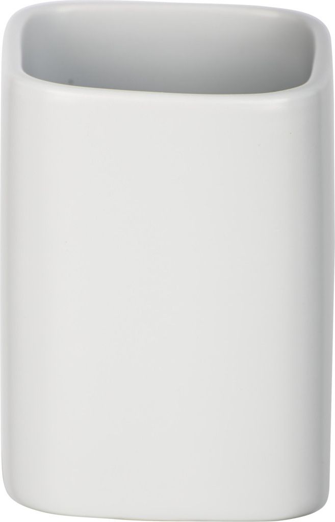 Kelímek na zubní kartáčky Hexa white ceramic Obrázek produktu 