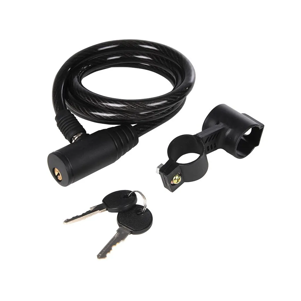 Antivol vélo câble 10 x 1200 mm anti-rayures pour sécuriser votre cadre