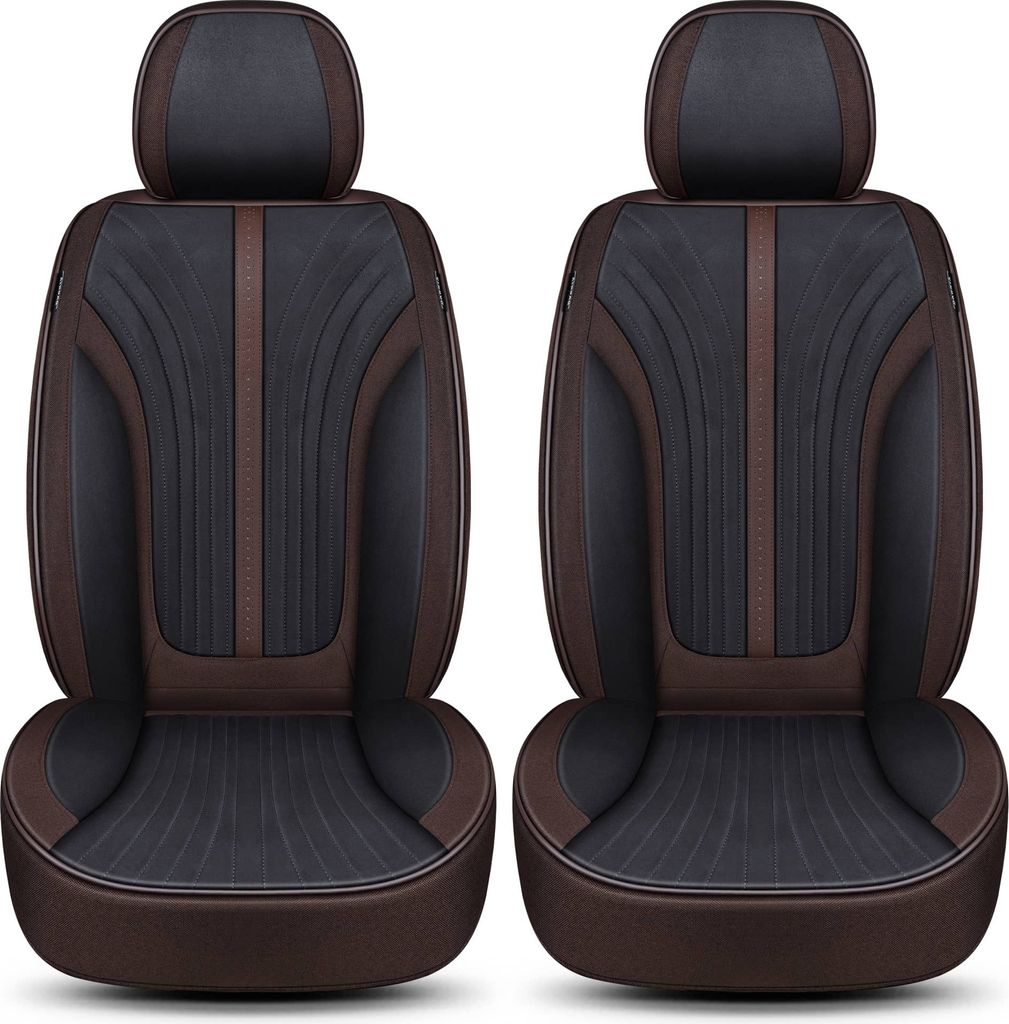 Alfa Romeo Giulia Bj ab 2016 kompatible Schonbezüge in Braun / Schwarz V3
