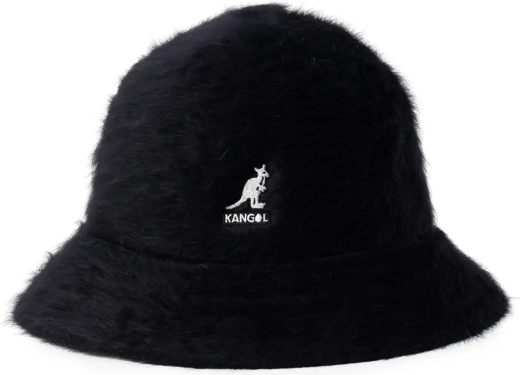 Chapeau Femme Noir Kangol Textile Taille L : Style et Confort Anti-Vent
