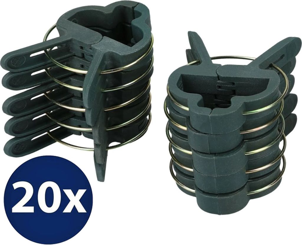20x Pflanzenclips Pflanzenklammern Pflanzenhalter Produktbild 