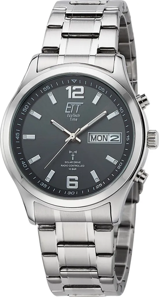Montre Homme Radio-Pilotée Idéale Voyages et Affaires Eco Tech Time