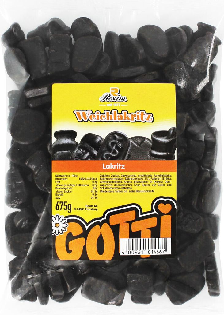 Rexim Weichlakritz 675g Produktbild 