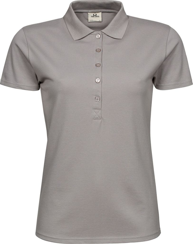 Tee Jays 145 | Damen Luxury Stretch Poloshirt - Farbe: Stone - Größe: S