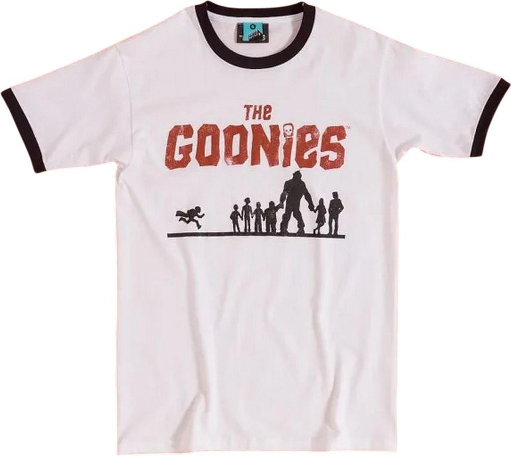 The Goonies - T-Shirt für Herren/Damen Uni TT1012 (3XL) (Weiß/Schwarz)