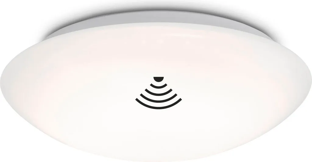 Briloner Elipso Lampada da bagno a LED, rilevatore di movimento, sensore crepuscolare