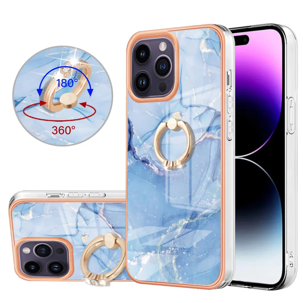 Cover iPhone 15 Pro Blu: L'accessorio Must-Have con Anello Pro