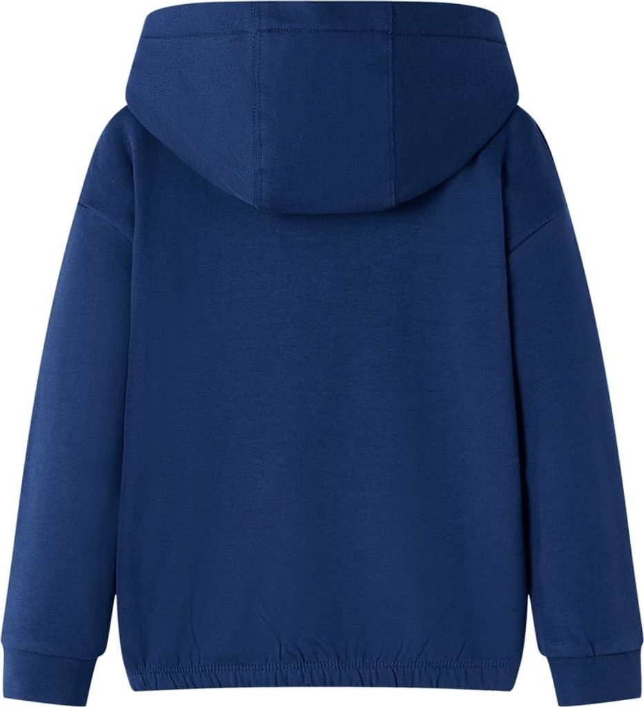 vidaXL Dziecięca bluza z kapturem granatowa 104 Zdjęcie produktu 