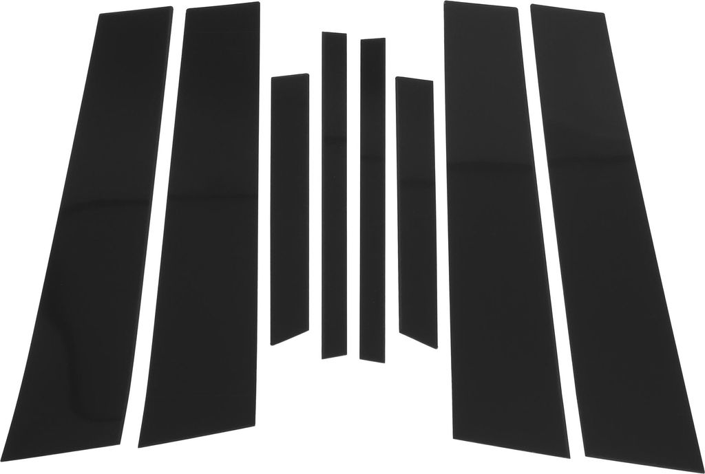 Türpfosten Fensterschutz Anti-Kratzer-Aufkleber Türpfosten Außenverkleidung für BMW X4 2014-2018 Schwarz 8 Stück