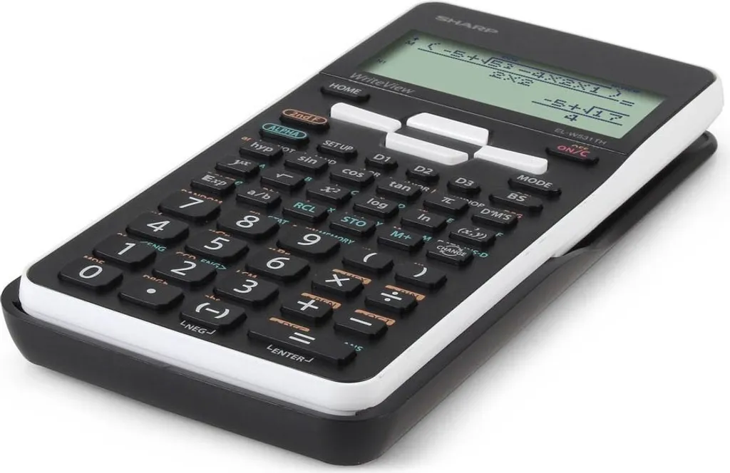 Calculatrice Sharp EL-W531 TG WH blanche avec WriteView pour le collège - 12