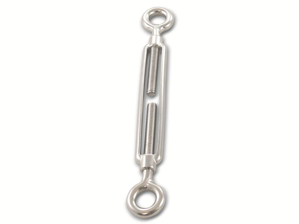 MARINETECH Seilspanner Edelstahl A4, M3, 130 mm, Auge Auge