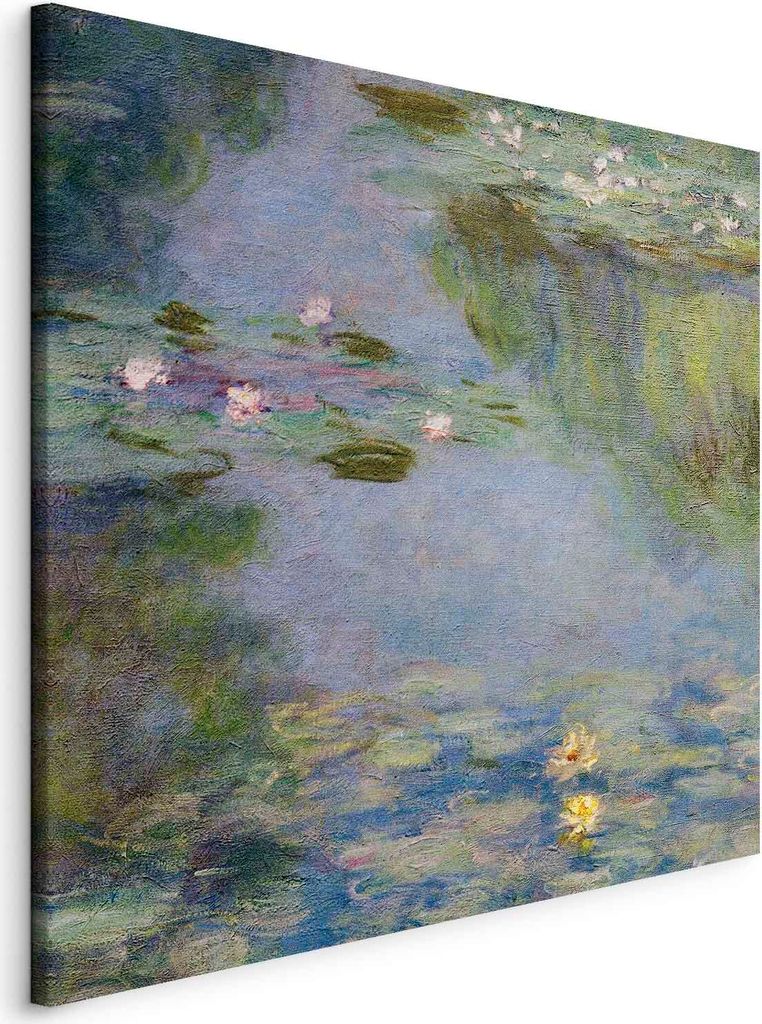 Vliesstoff Leinwandbild - Nymphéas (Claude Monet) 70x70 cm Reproduktionen l-F-10762-b-a