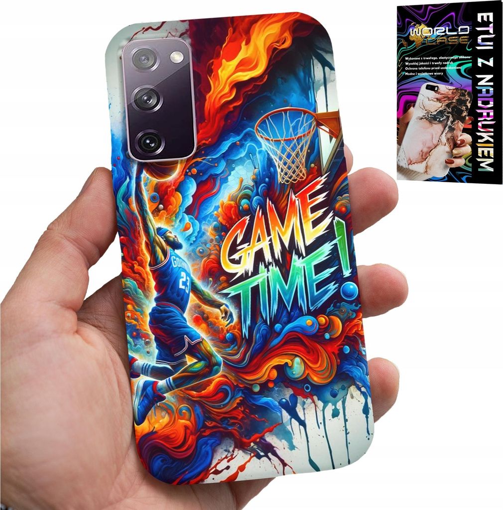 Etui Für Samsung Galaxy S20 Fe - Basketball Nba Game Time, Etui + Glas