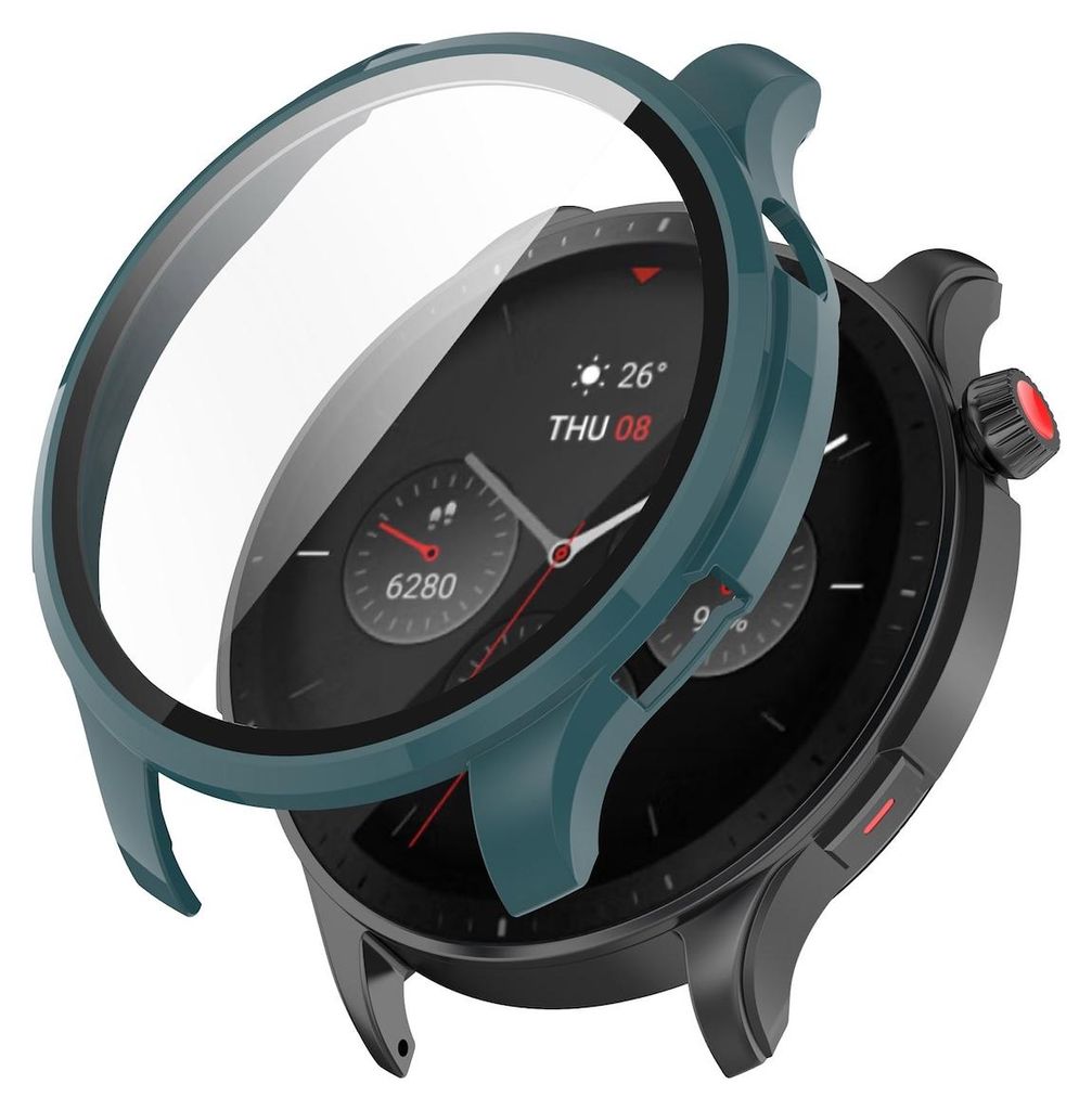 Für Amazfit GTR 4 Schutzhülle PC / gehärtetes Glas Produktbild 