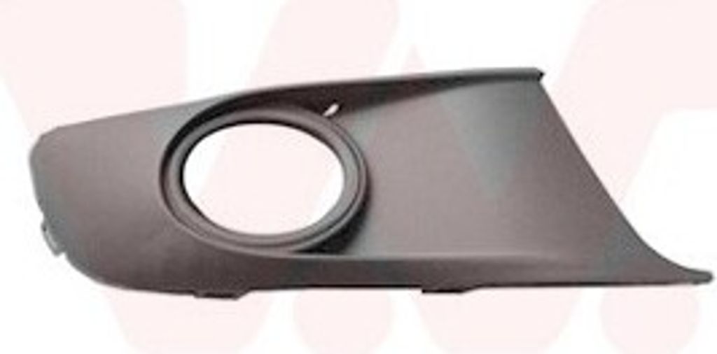 VAN WEZEL Lüftungsgitter Grill Stoßfänger für VW Caddy III Kombi (2KB, 2KJ, 2CB, 2CJ) mit Loch/Löchern für Nebellampen