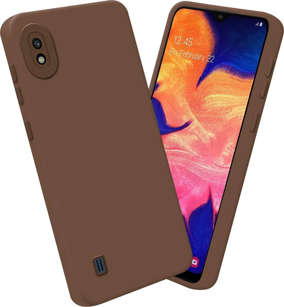 Offerta Cover Samsung Galaxy A10 Cadorabo TPU Marrone Slim - 3
