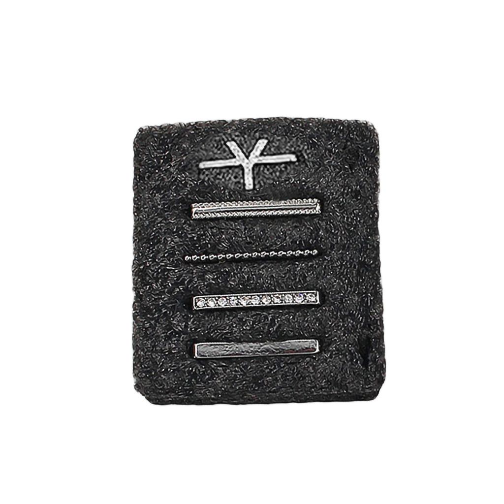 5 Teile/satz Uhr Band Schleife Multi-stil Poliert Charme Legierung Strass Mode Brief Uhr Armband Verschluss Ring Uhr Zubehör-Silber Y