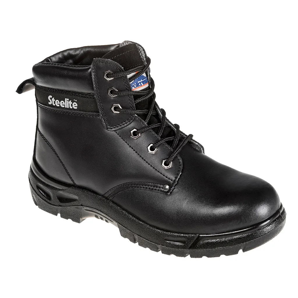 Bottes de sécurité de chantier Portwest FW03 S3 Noir pour travaux extérieurs