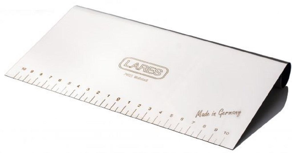 LARES  Teigkarte Edelstahl Groß - Maße ca. 22x12,5x2,5cm - Produktbild 