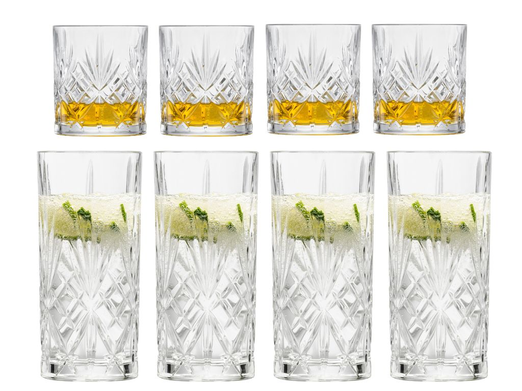 Glazen 190 Ml I Whiskyglazen Tumbler Uit De New York Bar Serie I Set Van 6 Whiskyglazen I Van Loodvrij Kristalglas I Glazen Set Onbreekbaar En Vaatwasmachinebestendig