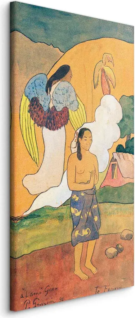Offerta Quadro Gauguin Te faruru 30x60 cm - Tela d'Autore Prezzo Shock
