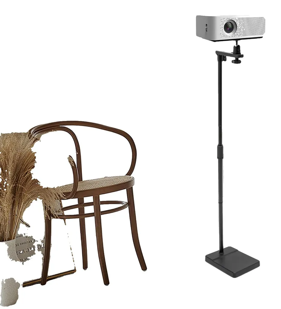 Support projecteur pour home cinéma hauteur réglable rotation 360°