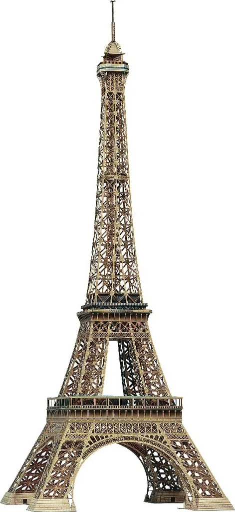 Maquette Tour Eiffel carton facile à monter Planche Schreiber Paris DIY