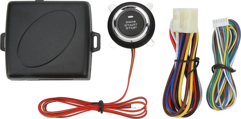 Système d'allumage voiture avec bouton start stop universel DC 12V noir