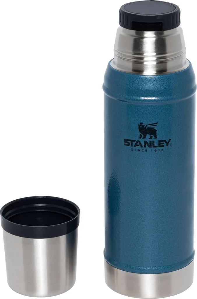 Bouteille Isotherme Stanley 0,75L Thermos Inox Hammertone Lake Bleu