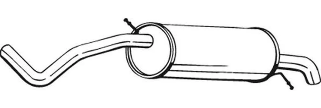 Éliminez les bruits d'échappement avec le Silencieux BOSAL 278-233 OE