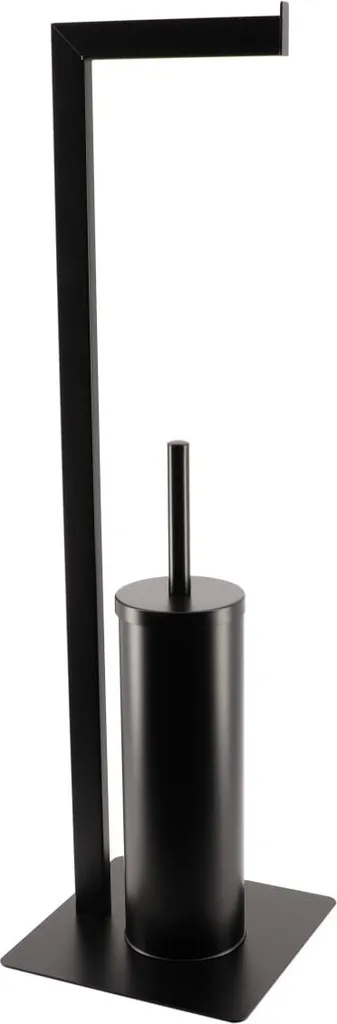 Nettoyage efficace des WC : brosse et grattoir métal noir anti-tartre